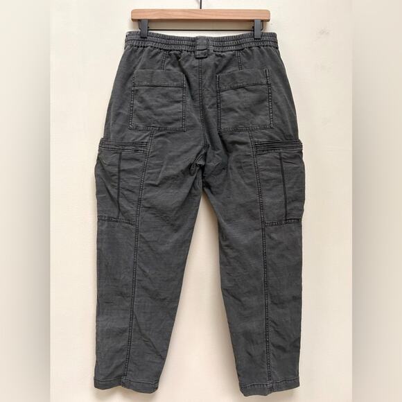 Anthropologie Angela Cropped Cargo Pants in Carbon Grey size 28 - Picture 7 of 13